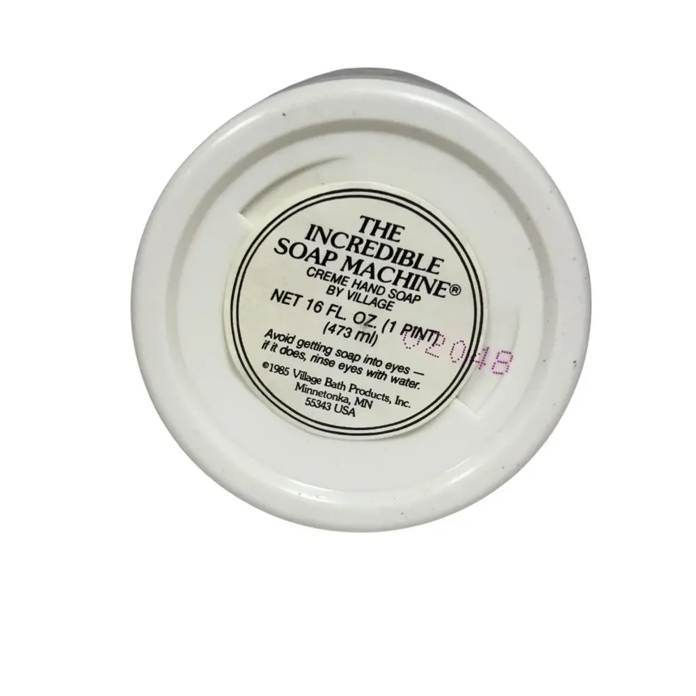 Vintage Village Bath Products The Incredible Soap Machine 1986 Hand Soap